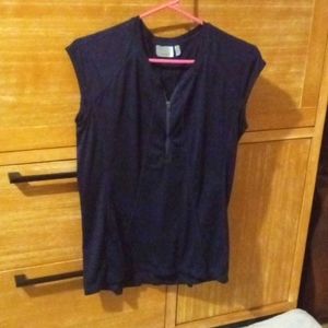 Athleta active wear cap sleeve shirt.